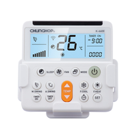 K-660E LCD Remote Control AC Universal dengan Timer Otomatis, Lampu LED, dan Pengunci Suhu untuk AC Dinding
