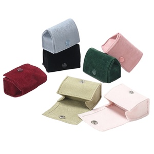 New Arrival <b>Small</b> Jewelry Packaging <b>Box</b> Velvet Shopping Pouch Shape for <b>Gift</b> Jewelry Ring Earring Packaging - Product Image 1