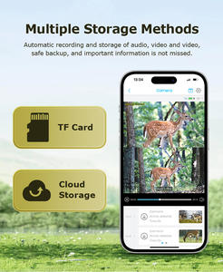 كاميرا مراقبة Q538 جديدة بدقة 6 ميجابكسل وتقنية 4G مع عدستين مزدوجتين وكشف للحركة واتصال صوتي ثنائي الاتجاه للصيد والتتبع بنمط التمويه وتعمل بالطاقة الشمسية - Product Image 5