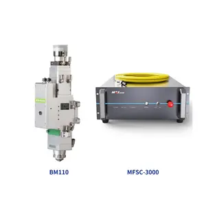 L'équipement laser à fibre Raysoar 3000W partie la source laser à fibre Raytools BM110 Max pour machine de découpe laser à fibre