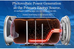 Smart Solar Thermal Storage Water <strong>Heater</strong> 80L for Household RV &amp; Hotel Use with Stainless Steel Tank and App Control - Product Image 6