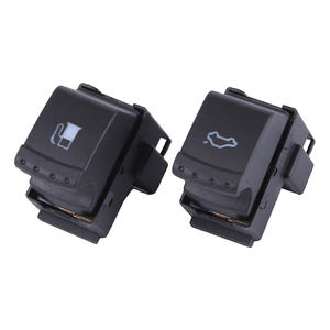 Kit <span class=keywords><strong>de</strong></span> 2 <span class=keywords><strong>boutons</strong></span> <span class=keywords><strong>de</strong></span> commande <span class=keywords><strong>de</strong></span> déverrouillage du couvercle du réservoir <span class=keywords><strong>de</strong></span> carburant et du coffre <span class=keywords><strong>de</strong></span> voiture 1J0959833A 1J0959831A pour VW Jetta A4, pièces détachées automobiles - Product Image 1