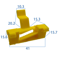 Clip de fixation pour garniture latérale de pare-brise en plastique automobile, clip de fixation pour moulure de montant A automobile, clips de fixation pour garniture de pare-brise