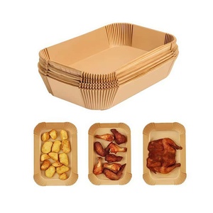 Papiers sulfurisés jetables pour friteuse à air, carrés, 100 pièces, antiadhésifs, résistants à l'huile - Product Image 6