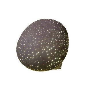 Nuevos materiales de construcción de piedra, taburete redondo de hormigón translúcido, silla luminosa para interiores, exteriores, parques y plazas. - Product Image 3