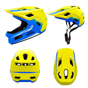 卸売OEM/ODMキッズフルフェイスバイクヘルメットカスタマイズロゴCEサイクリング子供ヘルメットフルフェイス取り外し可能チンガード - Product Image 2