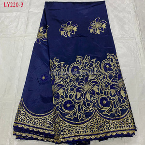 LY220 อินเดียเย็บปักถักร้อย <span class=keywords><strong>Georgie</strong></span> ลูกไม้แอฟริกันผ้า 5 หลาคุณภาพสูงงานแต่งงานลูกไม้เจ้าสาวสําหรับผู้หญิงแอฟริกันลูกไม้ผ้า - Product Image 6