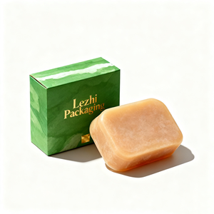 Petite boîte à savon pliable personnalisée emballage avec logo imprimé pour produit de soin de la peau boîtes d'expédition écologiques emballage pour barre de savon - Product Image 3