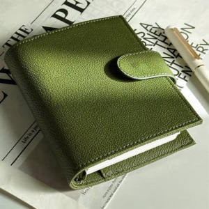 Carnet à spirales magnétique en cuir A7, ultra épais, <span class=keywords><strong>240</strong></span> pages, agenda de voyage portable, logo personnalisé - Product Image 1