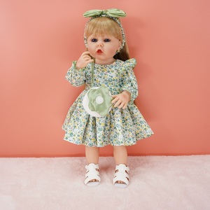 Playmate 22 pouces complet en Silicone jouet bébé <span class=keywords><strong>Reborn</strong></span> poupée Kit peint pour <span class=keywords><strong>Boutique</strong></span> de cadeaux en gros - Product Image 2