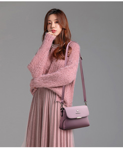 Nouveauté Mode Nouveau Design Sacs à Bandoulière pour Filles Couleurs Unies Mini Sac à Main en Cuir PU pour Femmes - Product Image 2
