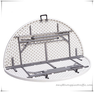 6ft <span class=keywords><strong>180CM</strong></span> 72 "10 personas Banquete DE BODA Mesa redonda plegable de plástico para exteriores Mesa redonda plegable - Product Image 2