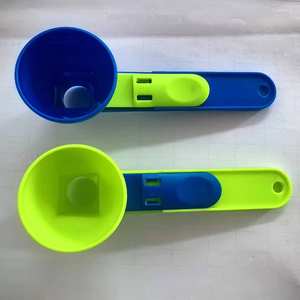 Grosir profesional tanpa tumpahan sendok pengukur corong penggeser gratis mengukur corong - Product Image 5