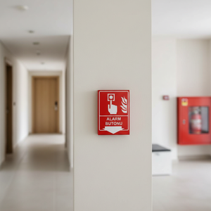 Bouton d'alarme de sécurité en plastique pour la sécurité domestique et personnelle contre les incendies - Product Image 3