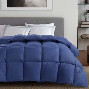 Couette en polyester microfibre personnalisée pour hôtel Couette en plumes d'oie Couettes et couettes bleues - Product Image 2