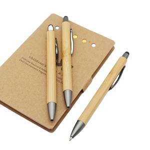 Eco Pen Vriendelijke Hout Touch Bamboe Balpen Met Stylus Custom Logo Afdrukken <span class=keywords><strong>Promo</strong></span> Pen - Product Image 5