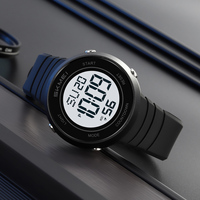 Jam Tangan SKMEI 2529 Fashion Outdoor Pria Multifungsi Alarm Chrono Tahan Air Digital Sport Silikon Reloj Hombre