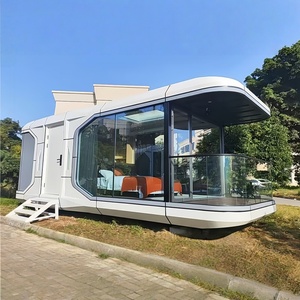 Capsula Spaziale Prefabbricata Moderna per Campeggio, Resort, Hotel, Alloggi Turistici Creativi, Cabina Intelligente <span class=keywords><strong>AI</strong></span> Controllata da <span class=keywords><strong>AI</strong></span>, Conveniente - Product Image 2