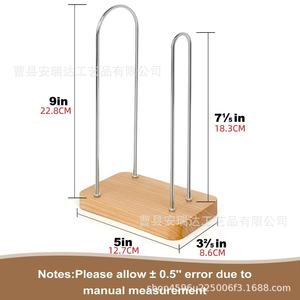 Wooden Double Layer Hair Tie And Jewelry Organizer For Desktop <b>Dressing</b> <b>Table</b> Bracelet Necklace <b>Storage</b> Shelf Solid Wood - Product Image 5