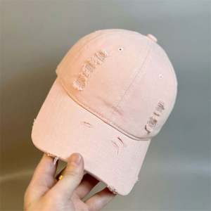 Gorra de Béisbol Vintage de Estilo Nuevo para Mujer, Color Sólido, Desgastada, para Exteriores - Product Image 4