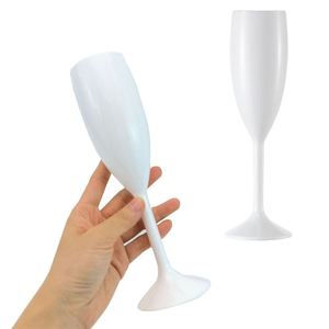 Superbes verres à vin en plastique pas chers, réutilisables, transparents, en vente - Product Image 5