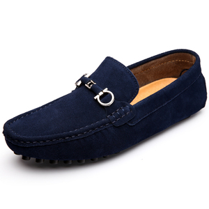 2026 Calçados Esportivos Masculinos Estilo Europeu Retrô com Plataforma, Mocassins Elegantes, Sapatos Confortáveis de Camurça para Dirigir e Oxfords - Product Image 2