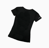 T-shirt à manches courtes et col en v pour femmes adultes, léger et respirant, imprimé fer à cheval, haut décontracté d'été