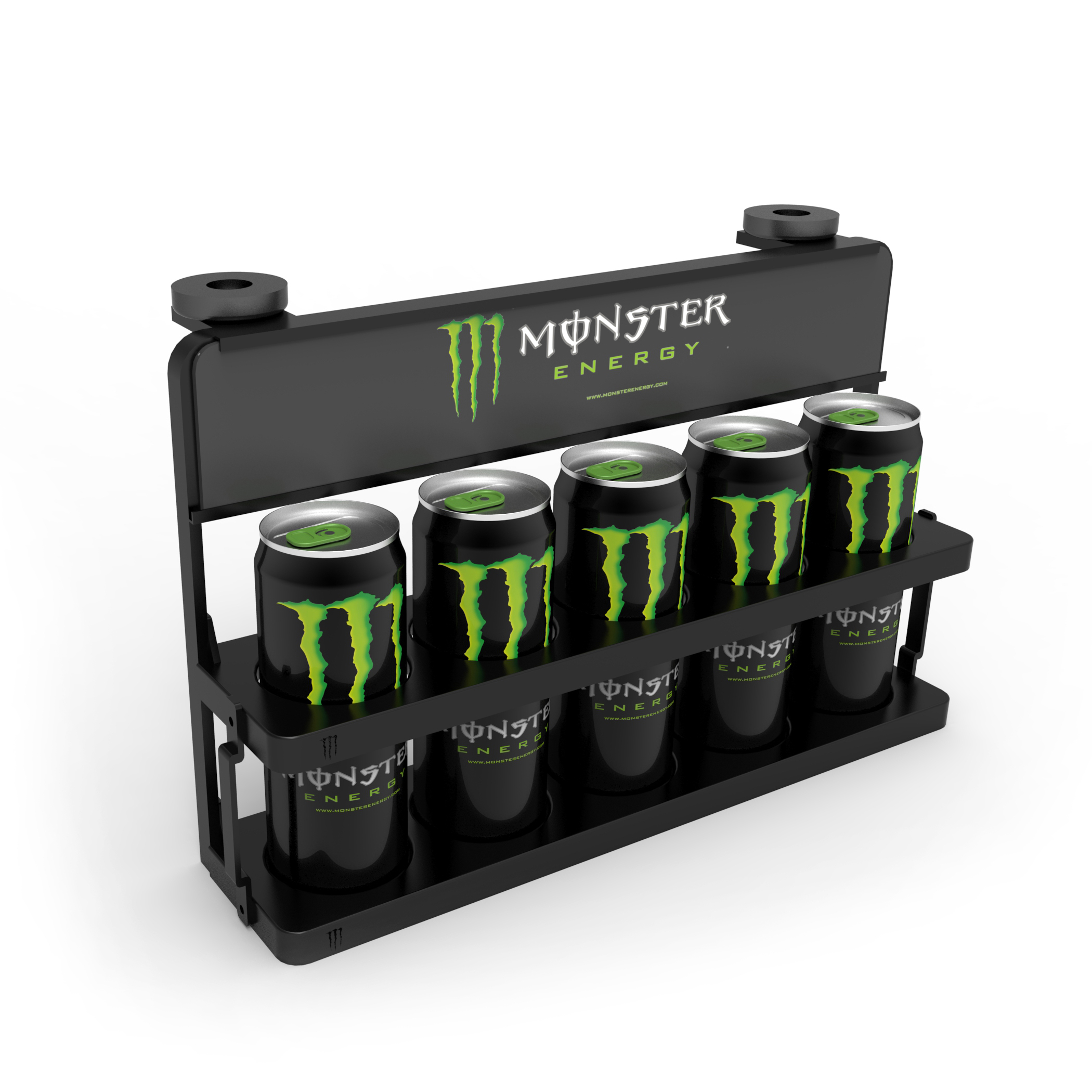 Apache Custom Made Energy Drink Cans Metal Display Rack Counter Top Display Stand Retail Store — view 5