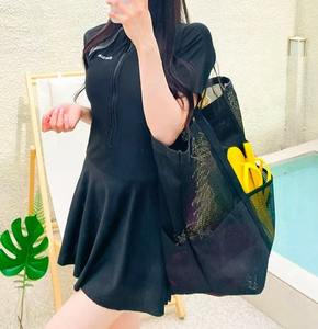 Bolsa de Playa de Malla Personalizada al por Mayor con Logotipo, de Gran Capacidad, para Accesorios de Playa, Viajes y Natación - Product Image 1