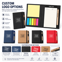 Carnet de poche personnalisé de journaux à bas prix avec bloc-notes en papier d'artisanat et stylo à bille pour les entreprises