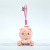 Peluche Cochon Super Douce et Mignonne avec Nœud, Décoration de Bureau Cartoon, Accessoire de Mode Kawaii, Anti-Stress, Coton PP et Maille, Cadeau d'Anniversaire Idéal