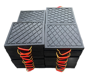 מייצב העגור נייד ג 'ק רפידות פוליאתילן מיועד עגורנים משאית פלסטיק מוצר פלסטיק - Product Image 1