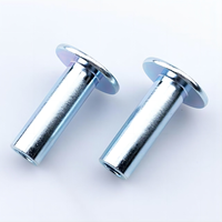 Rivets creux à tête ronde en acier au carbone et en acier inoxydable, revêtement zinc classe 10, diamètre 1/2 po, pour usage industriel