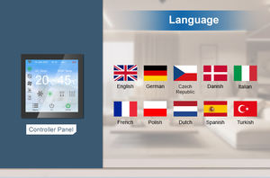 Pompe à chaleur air-eau Nulite R290 OEM ODM Wifi 16 kW 19 kW, pompe à chaleur monobloc EVI à onduleur, pompe à chaleur à air - Product Image 5