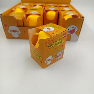 Juguete de Pato Blandito de Silicona, el Más Vendido, de Rebote Lento, para Aliviar el Estrés, en Caja, Disponible para Venta en Mercados Nocturnos y Puestos Ambulantes, Unisex - Product Image 3