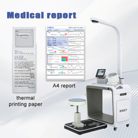 Équipement de diagnostic médical, kiosque de contrôle de santé intelligent, INBCA IN-E5, balance en acier de 200 kg, précision de 0,1 kg, 10,1 pouces, garantie OEM d'un an