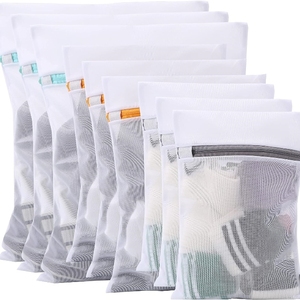 ماكينة الغسيل المخصصة المطبوعة على الأكياس الشبكية القابلة لإعادة الاستخدام للملابس - Product Image 6