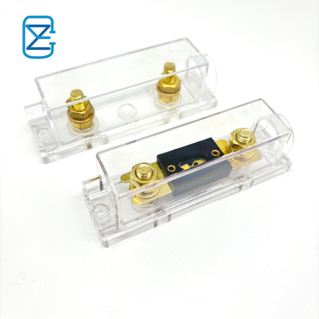 300 AMP ANL Fuse Holder Block, 0/2/4/8 Gauge AWG Heavy Duty Car Audio Fuse Holder 300A 1/0 Gauge ANL Fuse with Protective Box