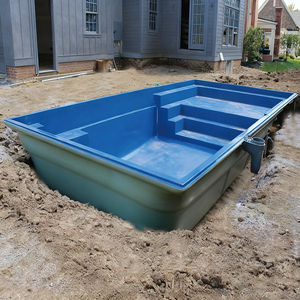 Piscina Enterrada <span class=keywords><strong>de</strong></span> <span class=keywords><strong>Fibra</strong></span> <span class=keywords><strong>de</strong></span> Vidrio para Exteriores, Personalizada, <span class=keywords><strong>de</strong></span> Gran Tamaño, Precio <span class=keywords><strong>de</strong></span> Fábrica, para Familias y Hoteles - Product Image 5