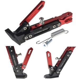 Pièces de béquille de moto support de pied de moto en métal CNC réglable support latéral de coup de pied support Durable résistant à la Corrosion <span class=keywords><strong>St</strong></span> - Product Image 1