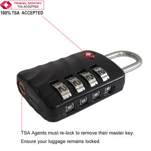 Travelsky यात्रा सूटकेस टीएसए ताला सामान 4 अंक संयोजन ताला - Product Image 2