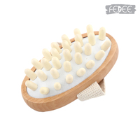 Peine de Madera Natural de Alta Calidad para Masaje Capilar y Corporal, Masajeador de Pies para Mujeres, Venta al Por Mayor