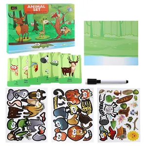 Giocattoli magnetici plastica bambini 3D Cartoon Puzzle magnetico tavolo da disegno di alta qualità vendita calda Puzzle Toys Set