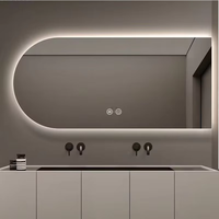 Espejo Inteligente LED sin Cobre con Control Táctil Ecológico para Proyectos Hoteleros, Suministro al por Mayor