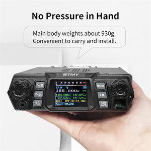 วิทยุสื่อสารเคลื่อนที่ MT-690 กำลังสูง 100 วัตต์ แบบสองย่านความถี่ UHF VHF สำหรับรถยนต์ ระยะไกล 20 กม. วอล์คกี้ทอล์คกี้สำหรับรถบรรทุกและรถ SUV รุ่น 256C - Product Image 3