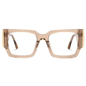 Wesee New Arrival Special Design Mixed Order Square Tortoise Glasses Design Optical Eyeglasses Frame