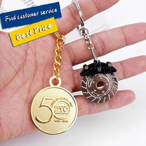 Logotipo personalizado 2D 3D Esmalte Llavero Aleación de zinc Metal Llavero Personalizado Viento Retro Metal Estilo Clave - Product Image 4