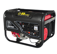 Haushalts-Stromgenerator 4-Takt LPG Gas Elektrischer Generator China POWERVALUE ZH2500 2kW 2kVA Einphasig 110/220V Seilzugstart 12V DC Start