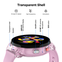 Montre connectée pour enfants LT58 avec écran AMOLED rond de 1,19 pouce, caméra 2,0 MP, GPS, WiFi, LBS, appel vidéo