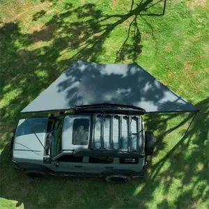 Yescampro Tốt Nhất Ngoài Trời Cắm Trại 4WD SUV Xe Roof Top Lều Bên 180 Độ Miễn Phí Đứng Bên Mái Hiên Lều
